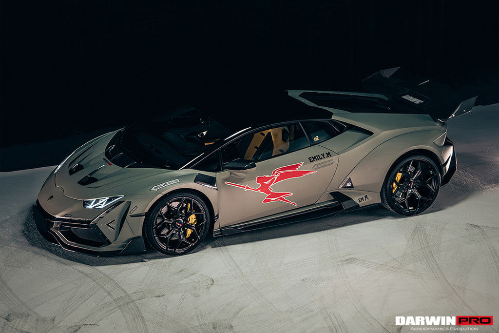 DarwinPRO 2015-2025 Lamborghini Huracan LP610 & LP580 & EVO & STO & Tecnica BKSSII Style Side Skirts