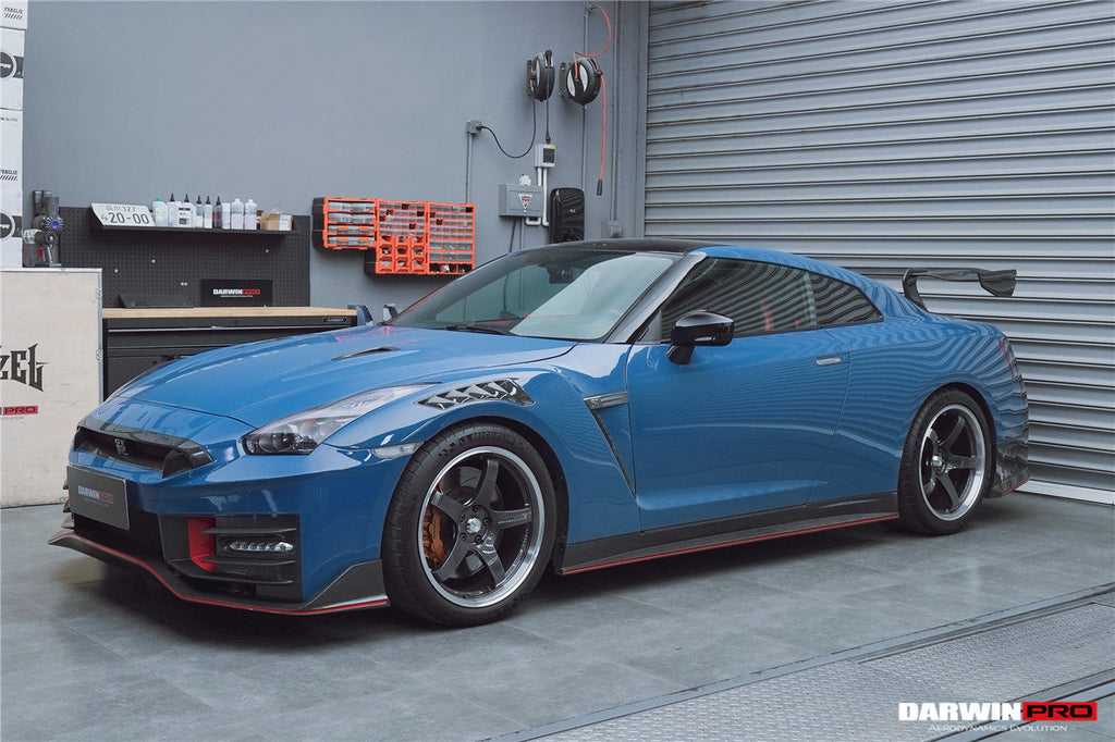 2008-2024 Nissan GTR R35 CBA & DBA & EBA 2024-Nismo Style Carbon Fiber Side Skirts