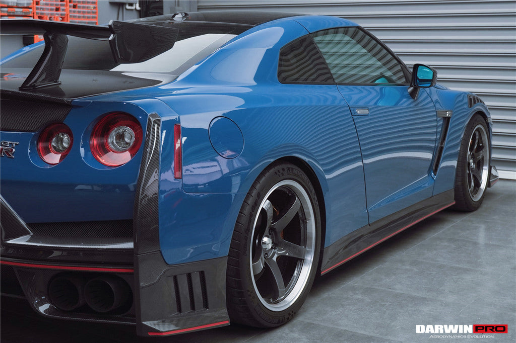 2008-2024 Nissan GTR R35 CBA DBA EBA 2024-Nismo Style Part Carbon Fiber Rear Bumper With Black Light