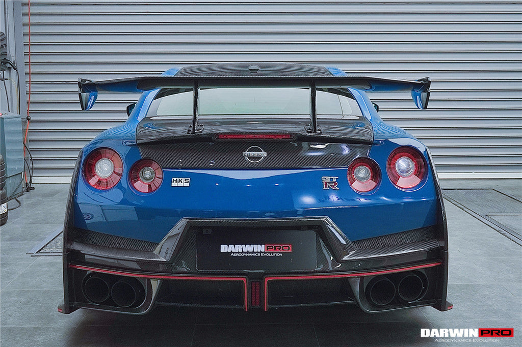 2008-2024 Nissan GTR R35 CBA DBA EBA 2024-Nismo Style Part Carbon Fiber Rear Bumper With Black Light