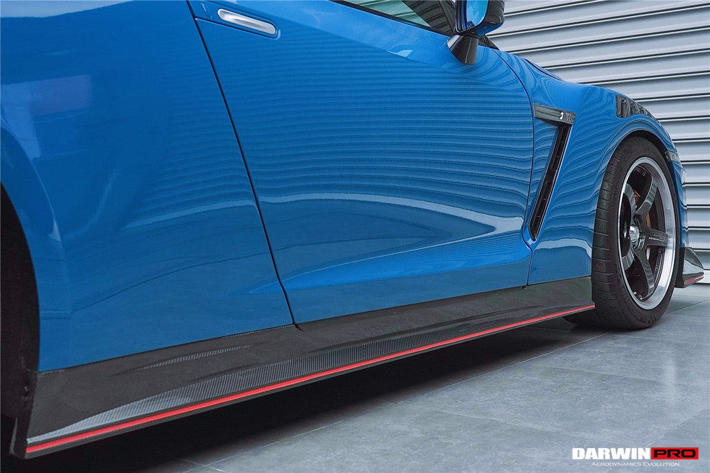 2008-2024 Nissan GTR R35 CBA & DBA & EBA 2024-Nismo Style Carbon Fiber Side Skirts