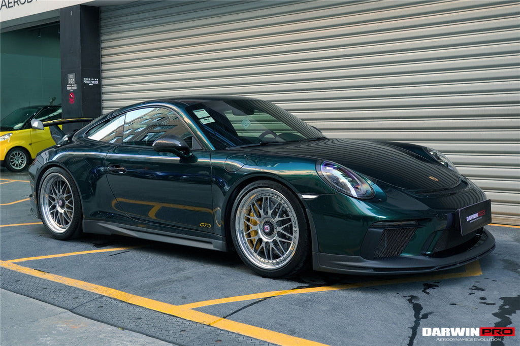 DarwinPRO 2017-2019 Porsche 911 991.2 GT3 Only BKSS Style Carbon Fiber Side Skirts