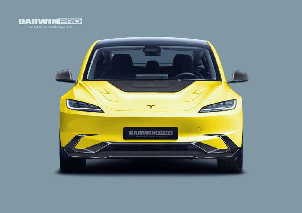 2024-2026 Tesla Model 3 Highland RWD AWD Carbon Fiber IMP Design Front Lip（DONT FIT PERFORMANCE）