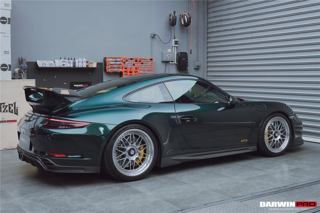 DarwinPRO 2017-2019 Porsche 911 991.2 GT3 Only BKSS Style Carbon Fiber Rear Lip Diffuser