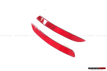 Load image into Gallery viewer, DarwinPRO 2019-2024 Porsche 911 992 Carrera &amp; S &amp; 4 &amp; 4S &amp; Targa &amp; Cabriolet GT3 Style Rear Bumper Red Reflector Panels  - DarwinPRO Aerodynamics