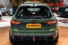 Load image into Gallery viewer, DarwinPRO 2020-2025 Audi S4 Avant B9.5 BKSS Style Carbon Fiber Rear Diffuser with exhasut tips
