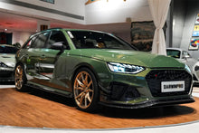 Load image into Gallery viewer, DarwinPRO 2020-2025 Audi S4 Avant B9.5 BKSS Style Carbon Fiber  Add On Side skirts Under Board