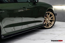 Load image into Gallery viewer, DarwinPRO 2020-2025 Audi S4 Avant B9.5 BKSS Style Carbon Fiber  Add On Side skirts Under Board