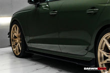 Load image into Gallery viewer, DarwinPRO 2020-2025 Audi S4 Avant B9.5 BKSS Style Carbon Fiber  Add On Side skirts Under Board