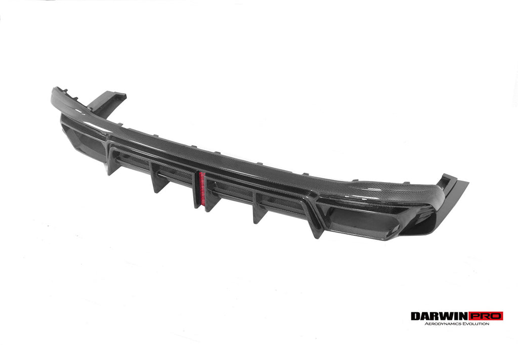 DarwinPRO 2020-2025 Audi S4 Avant B9.5 BKSS Style Carbon Fiber Rear Diffuser with exhasut tips