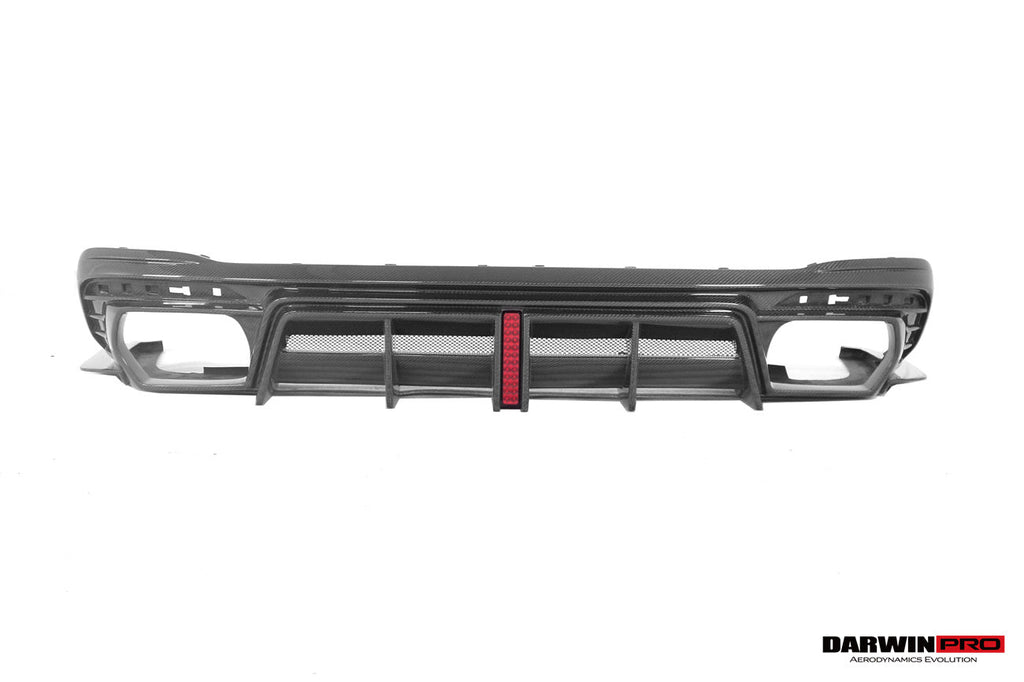 DarwinPRO 2020-2025 Audi S4 Avant B9.5 BKSS Style Carbon Fiber Rear Diffuser with exhasut tips