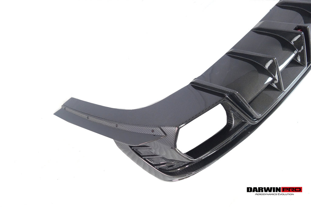 DarwinPRO 2020-2025 Audi S4 Avant B9.5 BKSS Style Carbon Fiber Rear Diffuser with exhasut tips
