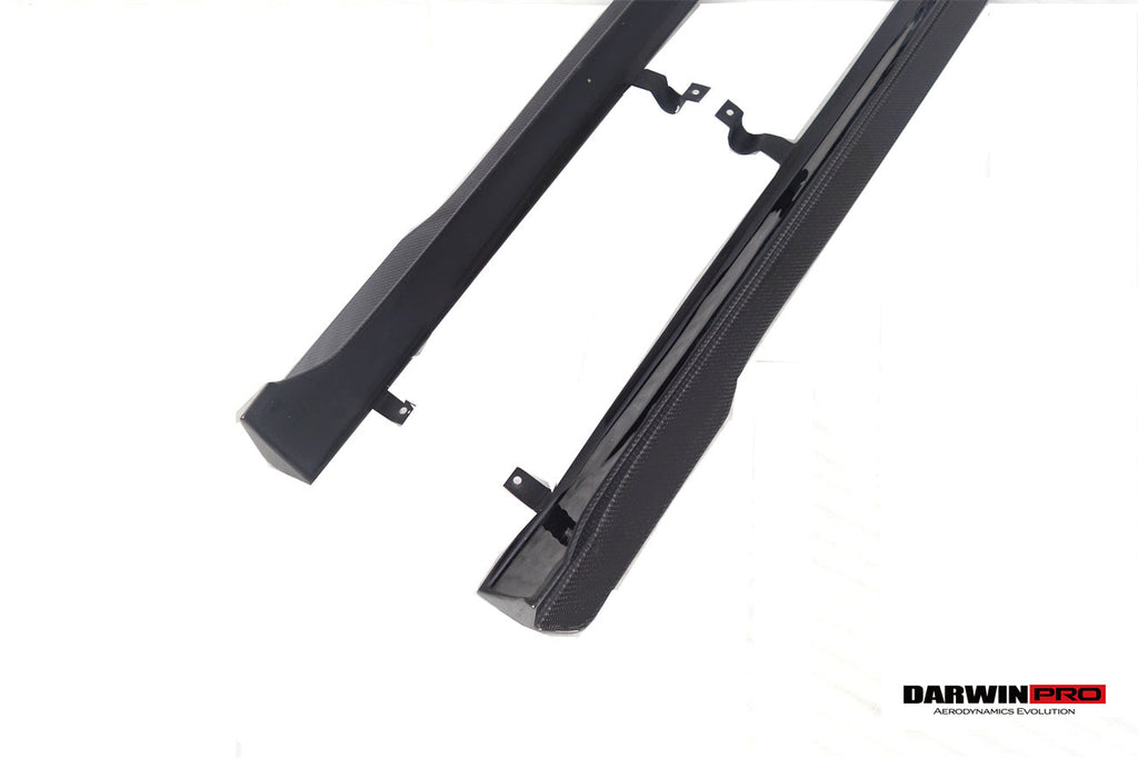 DarwinPRO 2020-2025 Audi S4 Avant B9.5 BKSS Style Carbon Fiber  Add On Side skirts Under Board