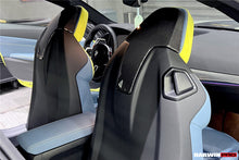 Load image into Gallery viewer, 2021-UP BMW M3 G80 M4 G82 G83 Carbon Fiber Up Seat-Back Cover