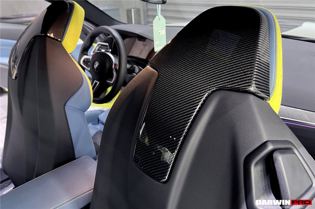 2021-UP BMW M3 G80 M4 G82 G83 Carbon Fiber Up Seat-Back Cover