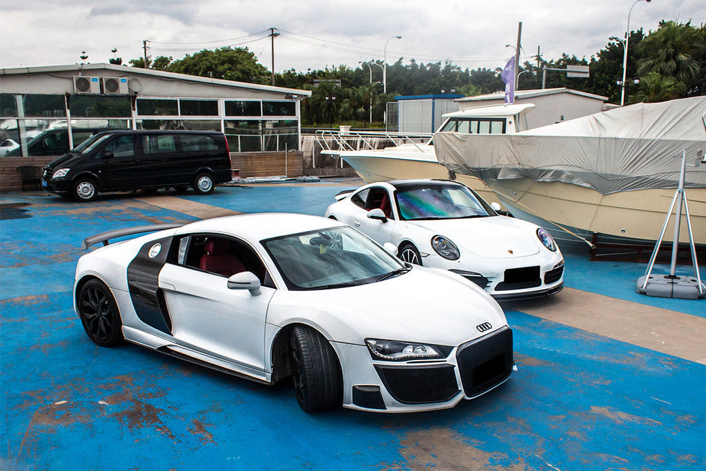 2009-2015 Audi R8 Coupe Spyder Style Side Blades