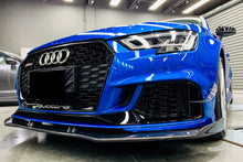 Load image into Gallery viewer, 2017-2020 Audi RS3 8V.2 Sedan and Sportback BKSS Style Carbon Fiber Front Lip
