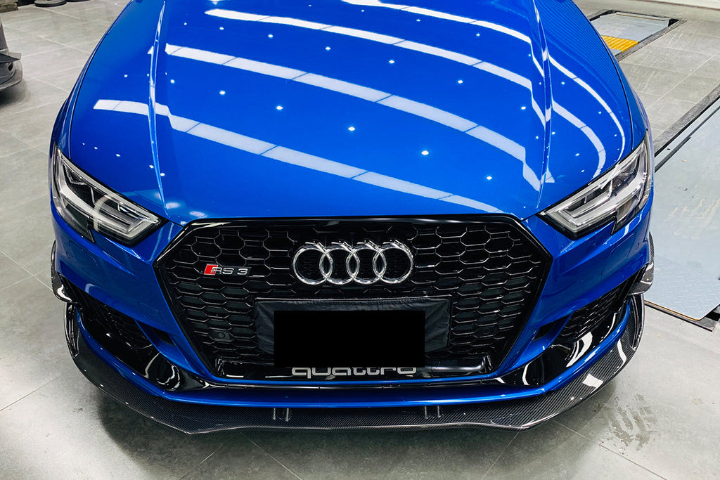 2017-2020 Audi RS3 8V.2 Sedan and Sportback BKSS Style Carbon Fiber Front Lip