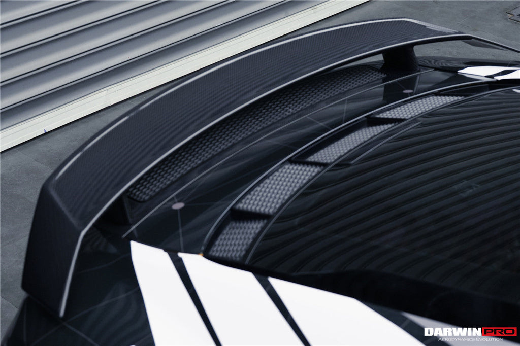 DarwinPRO 2016-2025 Audi R8 GEN2 Coupe ONLY GT Style Carbon Fiber Trunk Wing with Base