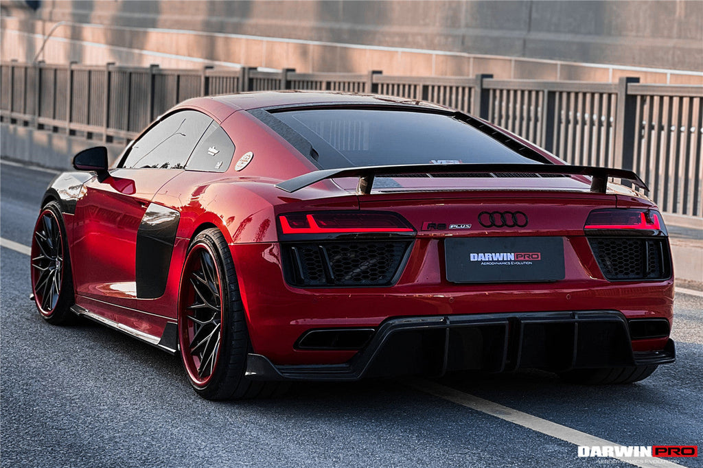 2016-2025 Audi R8 GEN2 Coupe ONLY GT Style Carbon Fiber Trunk Spoiler Wing