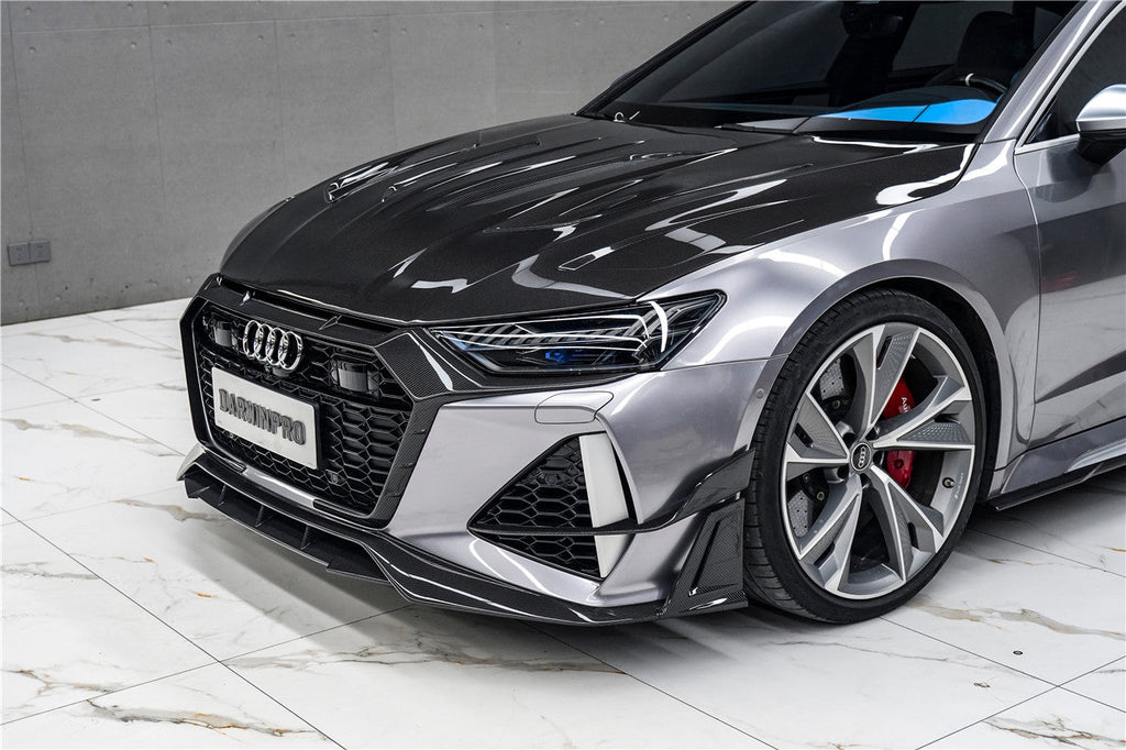DarwinPRO 2019-2025 Audi RS6 Avant C8 & RS7 C8 Quattro IMP Performance Front Bumper Canards