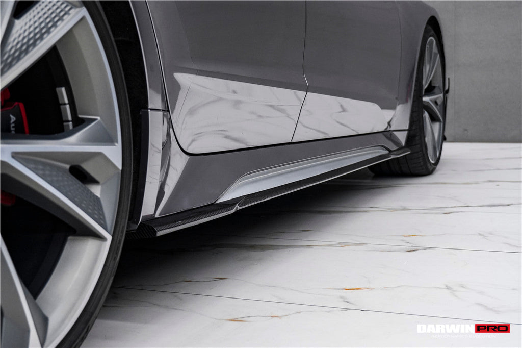 DarwinPRO 2019-2025 Audi RS6 Avant C8 & RS7 C8 Quattro IMP Performance Ver.2 Side Skirts Under Board