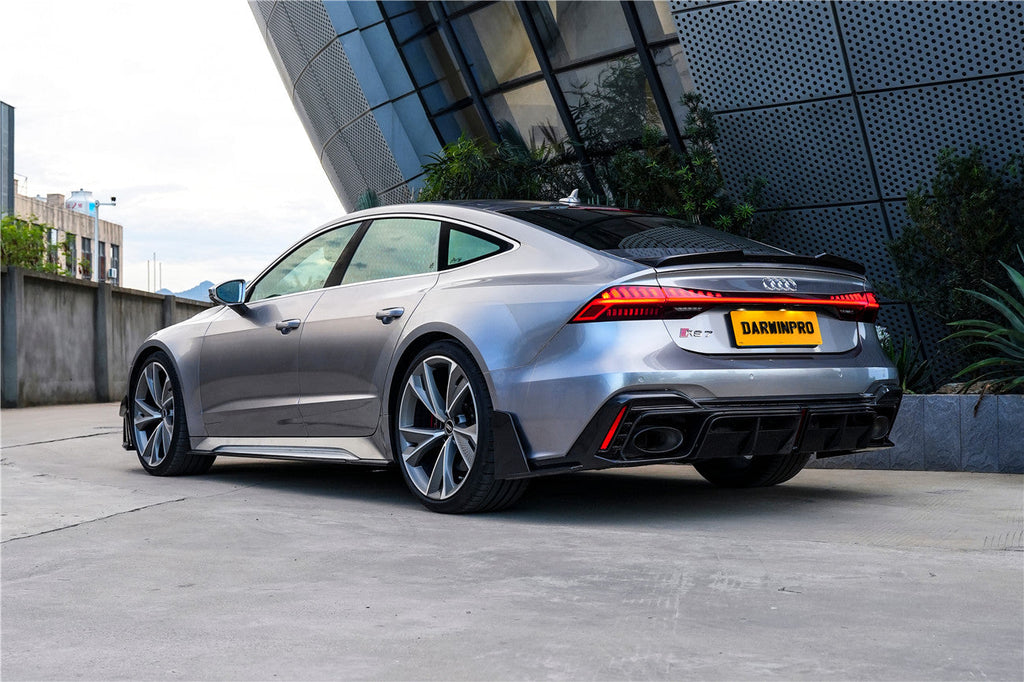 DarwinPRO 2019-2025 Audi RS6 Avant C8 & RS7 C8 Quattro IMP Performance Ver.2 Rear Diffuser