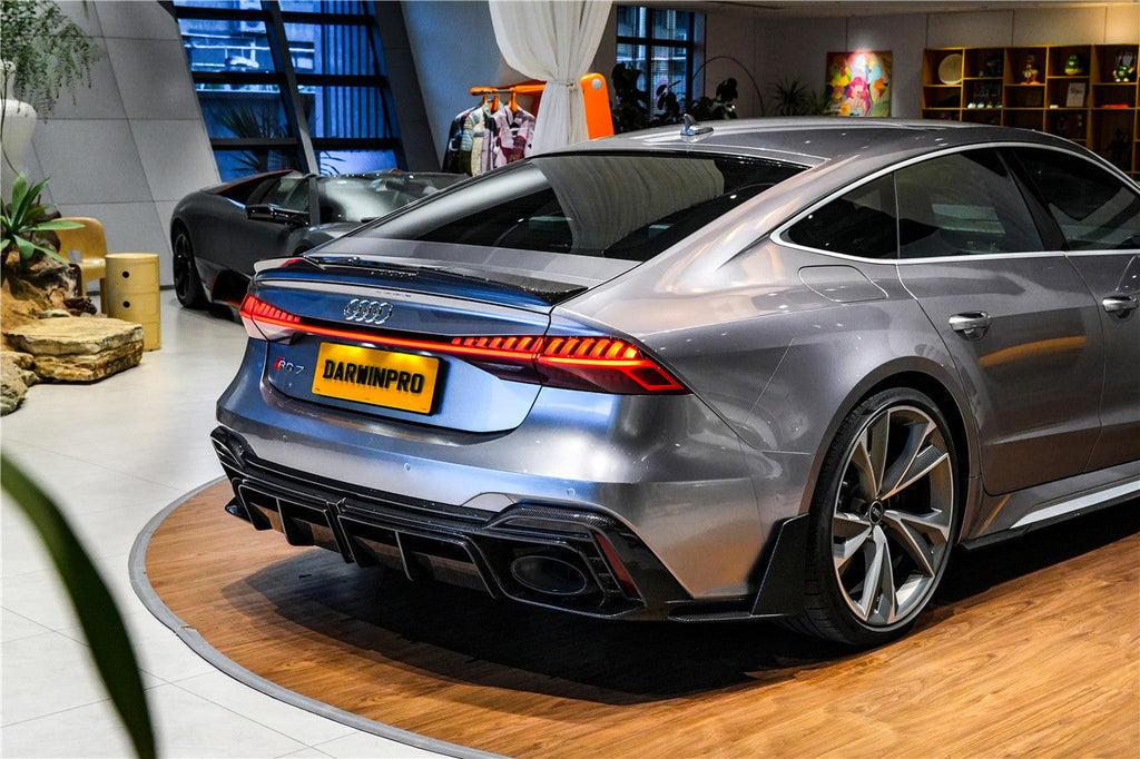 DarwinPRO 2019-2025 Audi RS6 Avant C8 & RS7 C8 Quattro IMP Performance Ver.2 Rear Diffuser