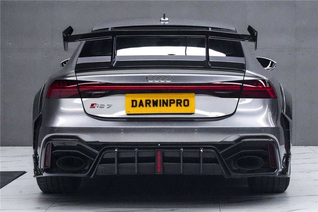 DarwinPRO 2019-2025 Audi RS6 Avant C8 & RS7 C8 Quattro IMP Design Rear Diffuser
