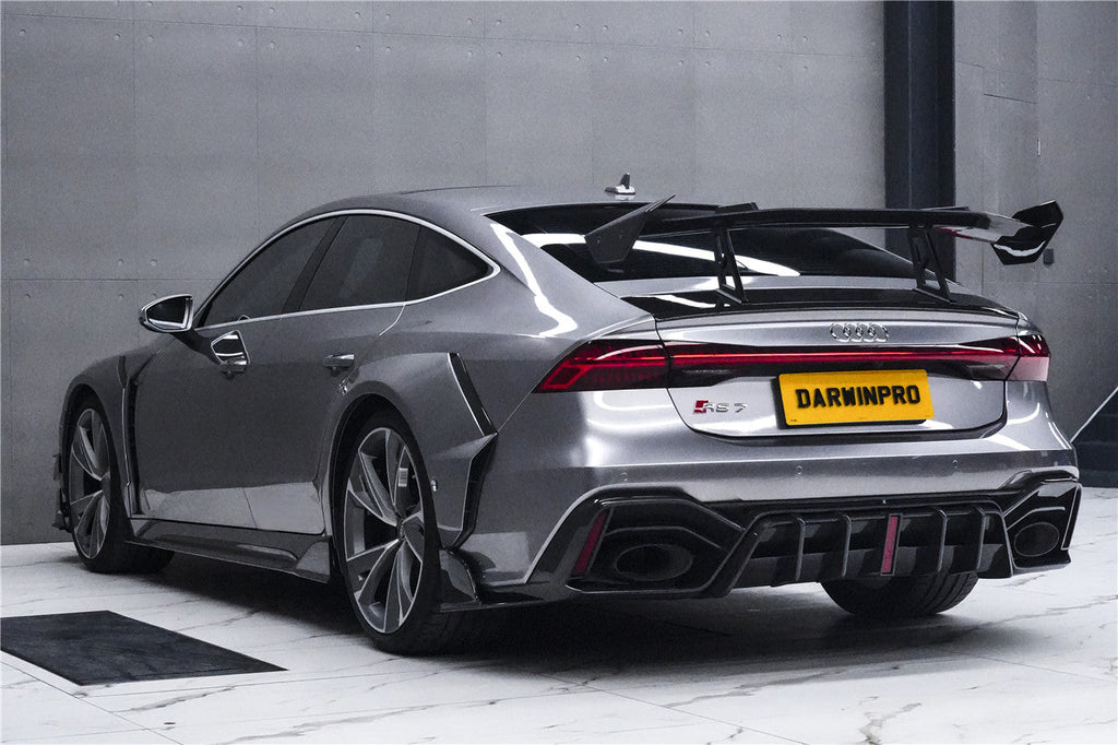 DarwinPRO 2019-2025 Audi RS6 Avant C8 & RS7 C8 Quattro IMP Design Rear Diffuser