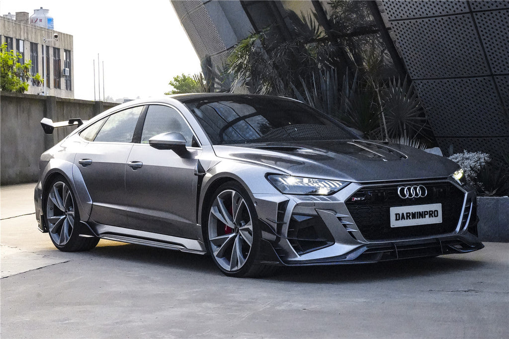 DarwinPRO 2019-2025 Audi RS6 Avant C8 & RS7 C8 Quattro IMP Design Side Skirts Under Board
