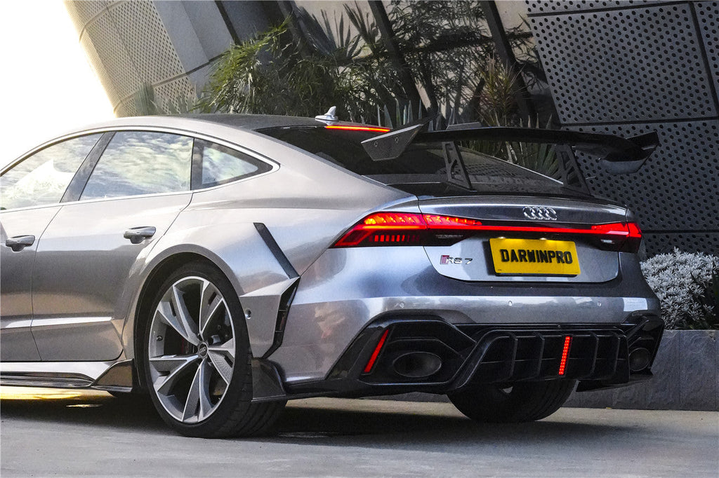 DarwinPRO 2019-2025 Audi RS6 Avant C8 & RS7 C8 Quattro IMP Design Rear Diffuser