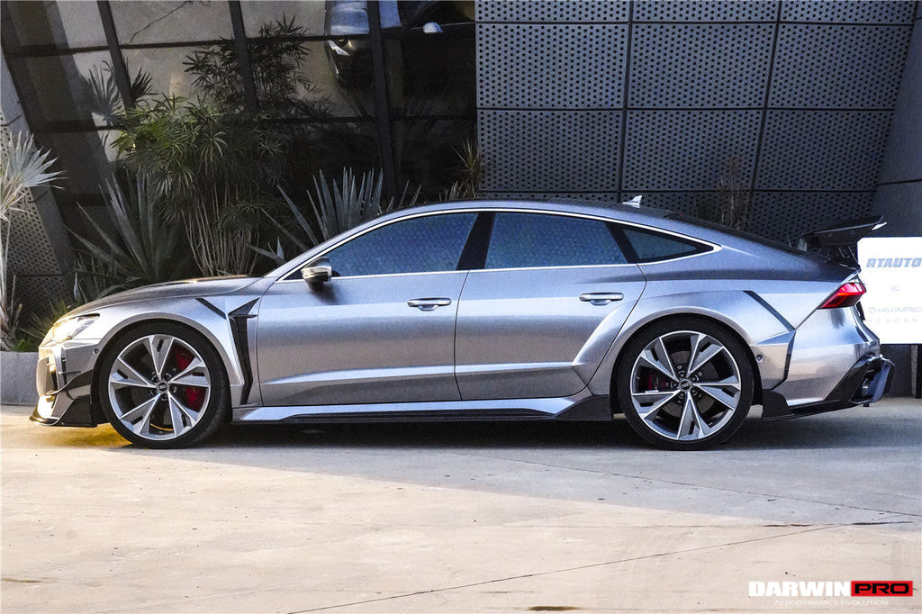 DarwinPRO 2019-2025 Audi RS6 Avant C8 & RS7 C8 Quattro IMP Design Side Skirts Under Board