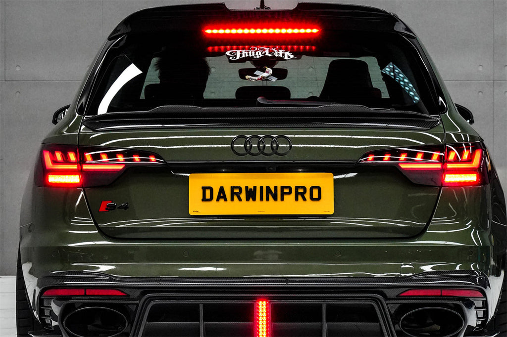DarwinPRO 2017-2025 Audi S4 Avant B9 B9.5 BKSS style Carbon Fiber Trunk Spoiler