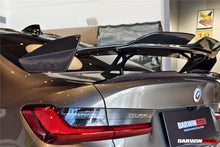 Load image into Gallery viewer, 2021-UP BMW M3 G80 3 Series G20 M4 G82 4 Series G22 BKSSII Style Carbon Fiber Trunk Wing With Aluminum Slloy Wing Legs