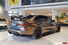 Load image into Gallery viewer, 2021-UP BMW M3 G80 3 Series G20 M4 G82 4 Series G22 BKSSII Style Carbon Fiber Trunk Wing With Aluminum Slloy Wing Legs