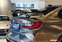 Load image into Gallery viewer, 2021-UP BMW M3 G80 3 Series G20 M4 G82 4 Series G22 BKSSII Style Carbon Fiber Trunk Wing With Aluminum Slloy Wing Legs