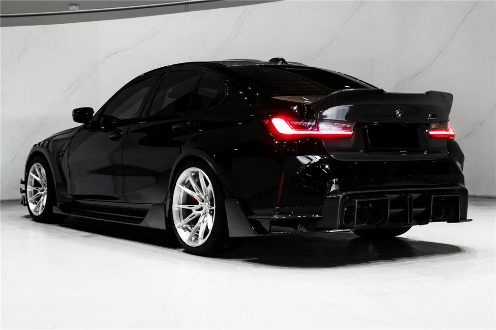 2021-UP BMW M3 G80 BKSS Style Carbon Fiber Rear Diffuser