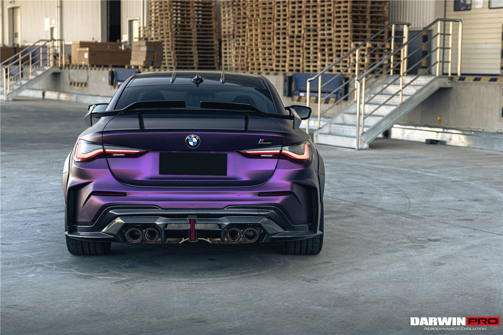 2021-UP BMW M4 G82 G83 BKSSII Style Rear Bumper with LED Light