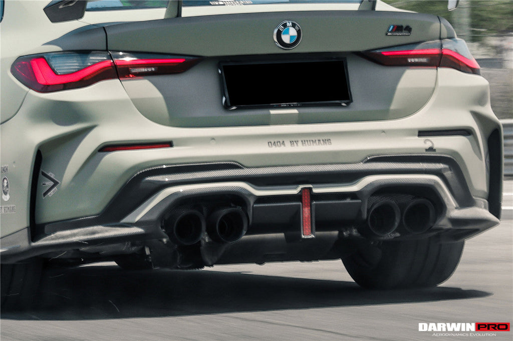 2021-UP BMW M4 G82 G83 BKSSII Style Rear Bumper with LED Light