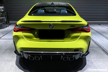 Load image into Gallery viewer, 2021-UP BMW M3 G80 MP Style Carbon Fiber Quad Rear Lip with Winglets