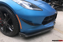 Load image into Gallery viewer, 2013-2019 Corvette C7 Z51 Z06 Grandsport Carbon Fiber Satge3 Style Front Lip with Satge2 Winglets
