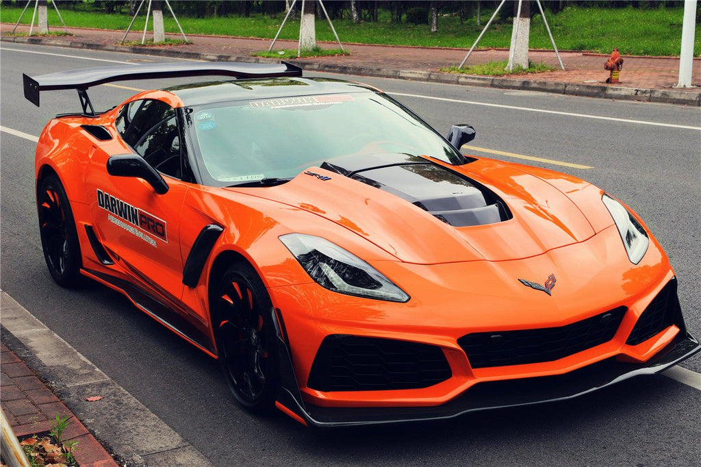 2013-2019 Corvette Z06 Grandsport Convert ZR1 Style Front Body Kit - DarwinPRO Aerodynamics
