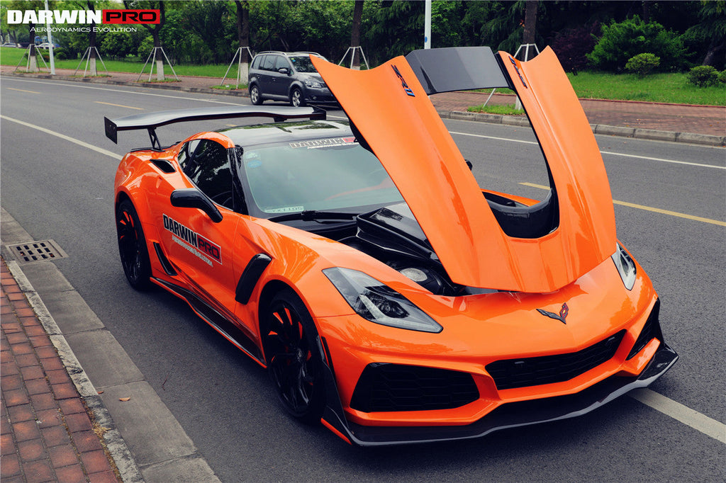 2013-2019 Corvette Z06 Grandsport Convert ZR1 Style Front Body Kit - DarwinPRO Aerodynamics