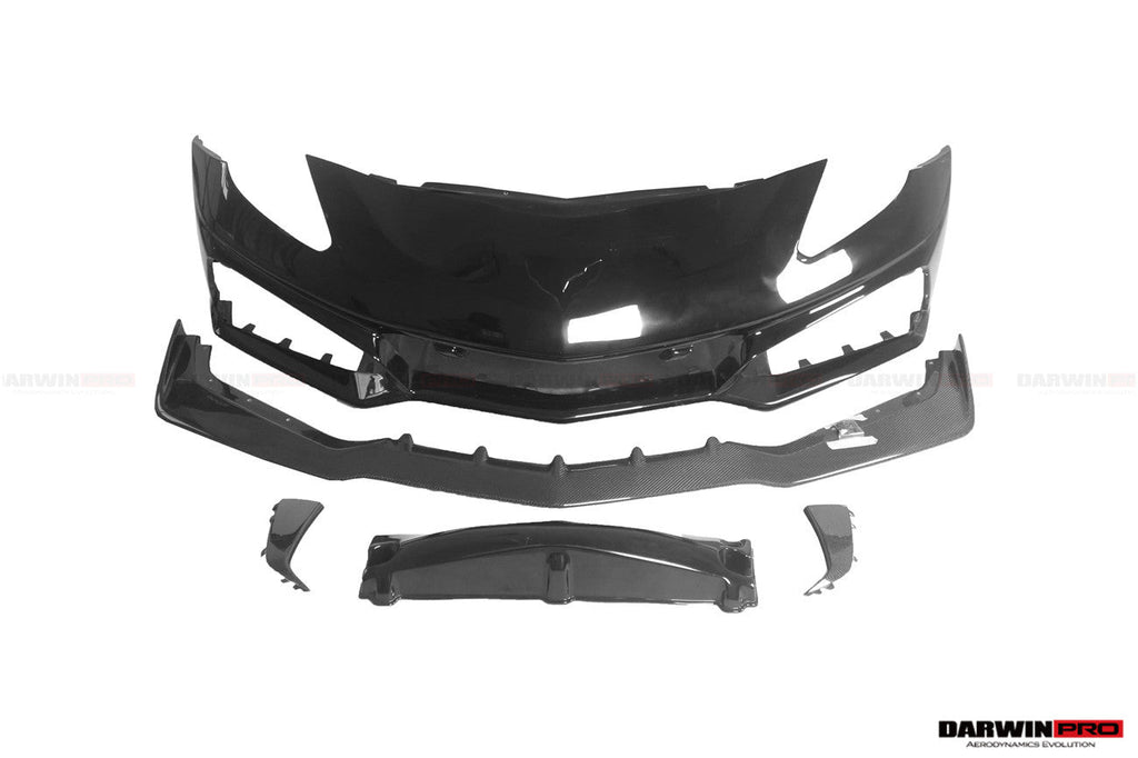 2013-2019 Corvette Z06 Grandsport Convert ZR1 Style Front Body Kit - DarwinPRO Aerodynamics