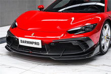 Load image into Gallery viewer, DarwinPRO 2022-2025 Ferrari 296 GTB  GTS Type F171 iMP Carbon Fiber Front Bumper Lip Splitter With Camera holes
