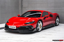 Load image into Gallery viewer, DarwinPRO 2022-2025 Ferrari 296 GTB  GTS Type F171 iMP Carbon Fiber Front Bumper Lip Splitter With Camera holes