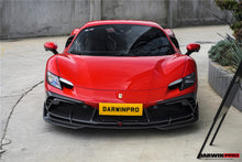 Load image into Gallery viewer, DarwinPRO 2022-2025 Ferrari 296 GTB  GTS Type F171 iMP Carbon Fiber Front Bumper Lip Splitter With Camera holes