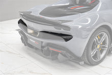 Load image into Gallery viewer, DarwinPRO 2022-2025 Ferrari 296 GTB &amp; GTS Type F171 iMP Style Carbon Fiber Rear Bumper Trim - DarwinPRO Aerodynamics