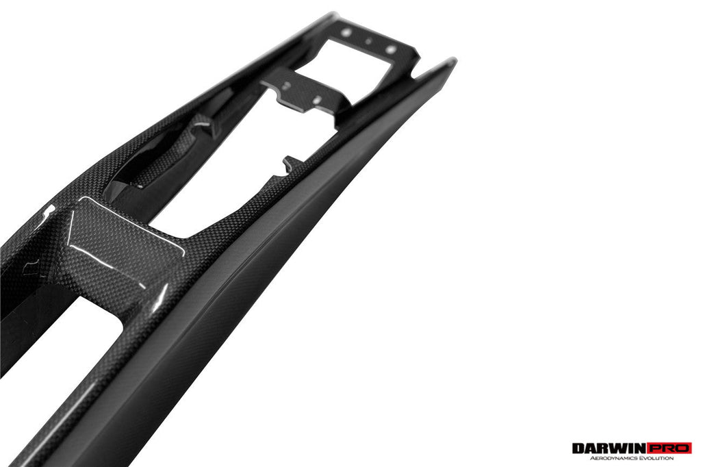 2022-UP Ferrari 296 GTB & GTS (Type F171) OE Style Dry Carbon Fiber Center Control Surround Panel Rear End